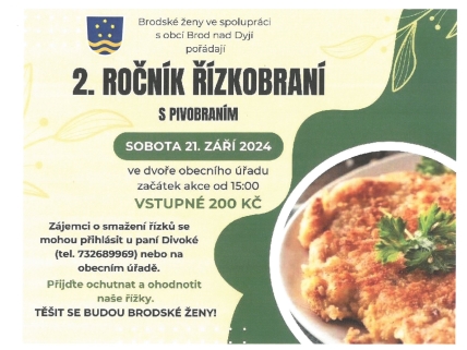 Obec Brod nad Dyjí - 2. ročník řízkobraní s pivobraním